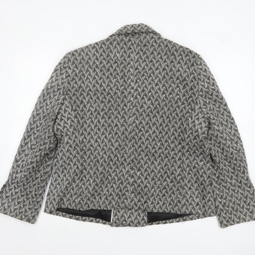 Marks and Spencer Women's Grey Wool Blend Pea Coat Size 22