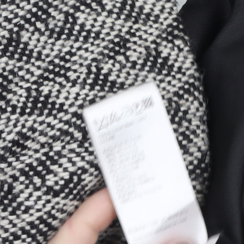 Marks and Spencer Women's Grey Wool Blend Pea Coat Size 22