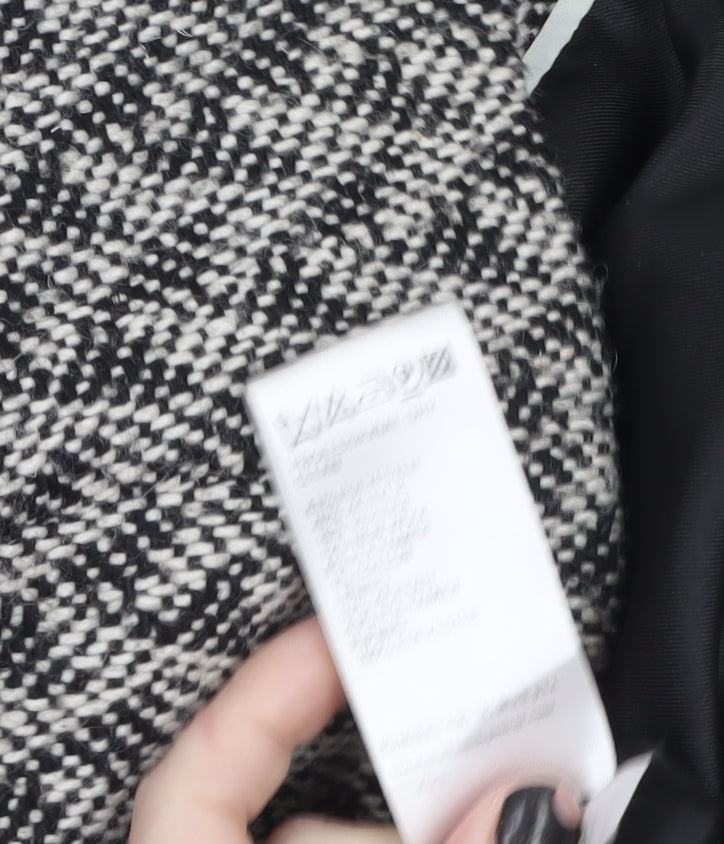 Marks and Spencer Women's Grey Wool Blend Pea Coat Size 22