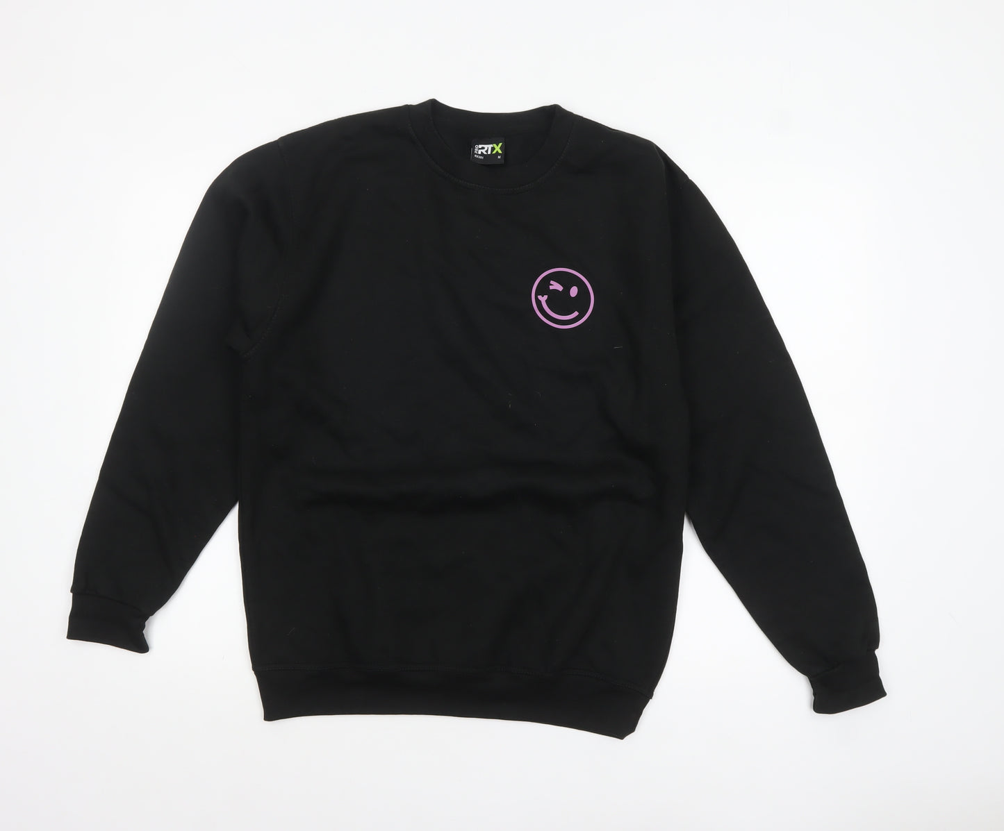 Pro RTX Men's Black Graphic Print Pullover Sweatshirt M