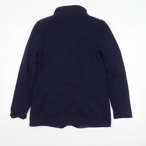 Oasis Women's Blue Regular Fit Single-Breasted Blazer Size 10