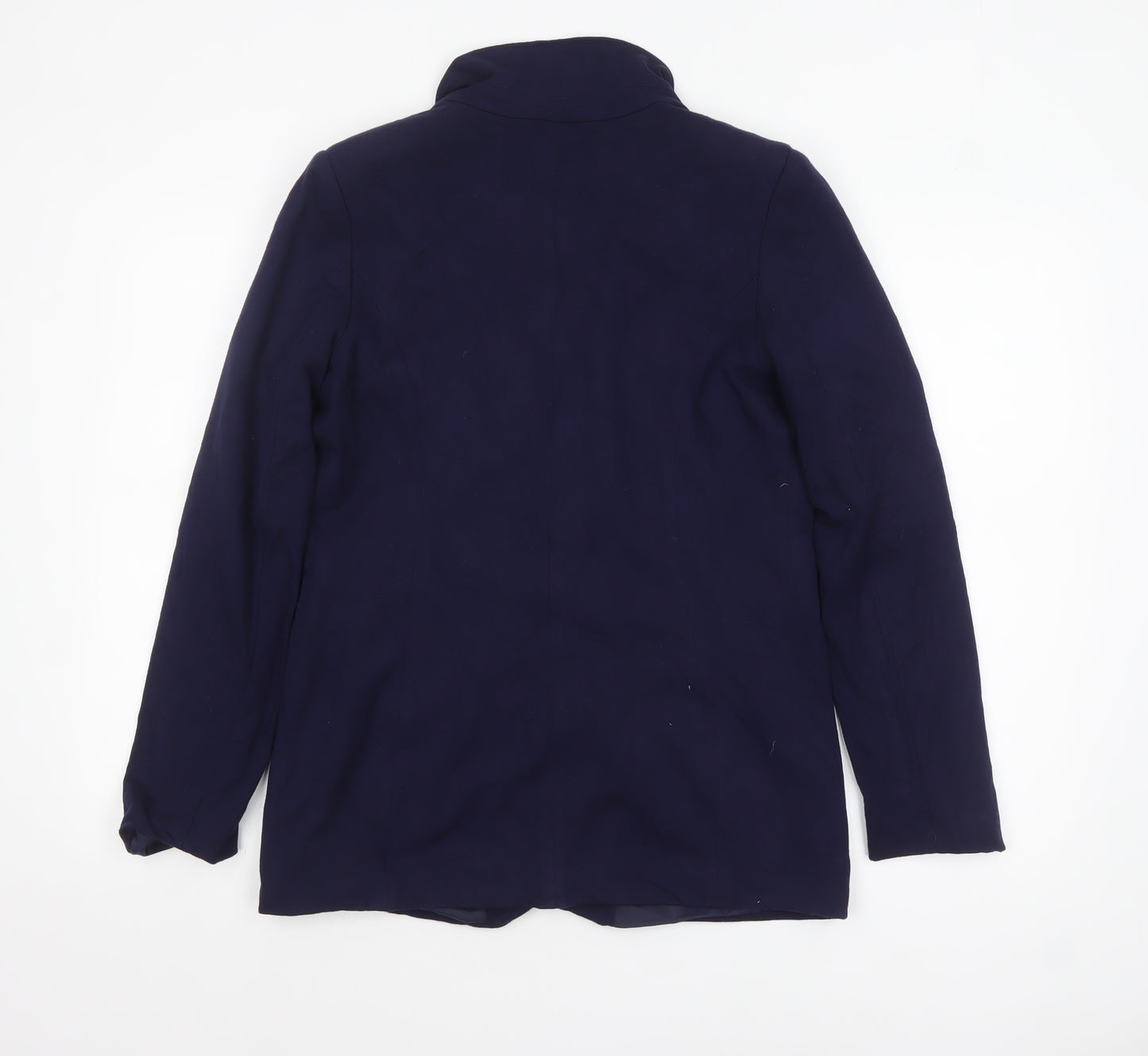 Oasis Women's Blue Regular Fit Single-Breasted Blazer Size 10