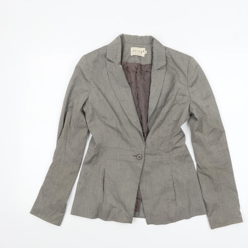 Reiss Essentials Women’s Grey Single-Breasted Suit Jacket UK 6