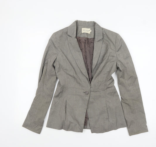 Reiss Essentials Women’s Grey Single-Breasted Suit Jacket UK 6