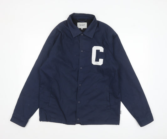 Carhartt WIP Men's Blue Medium Varsity Jacket Penn LT