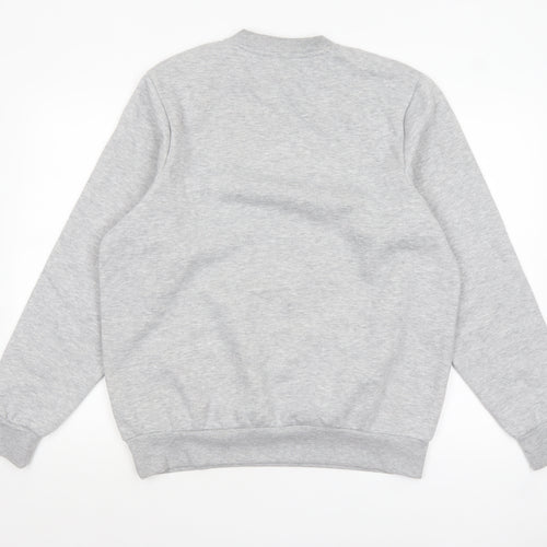 Slazenger Men’s Grey Pullover Sweatshirt M Crew Neck Fleece