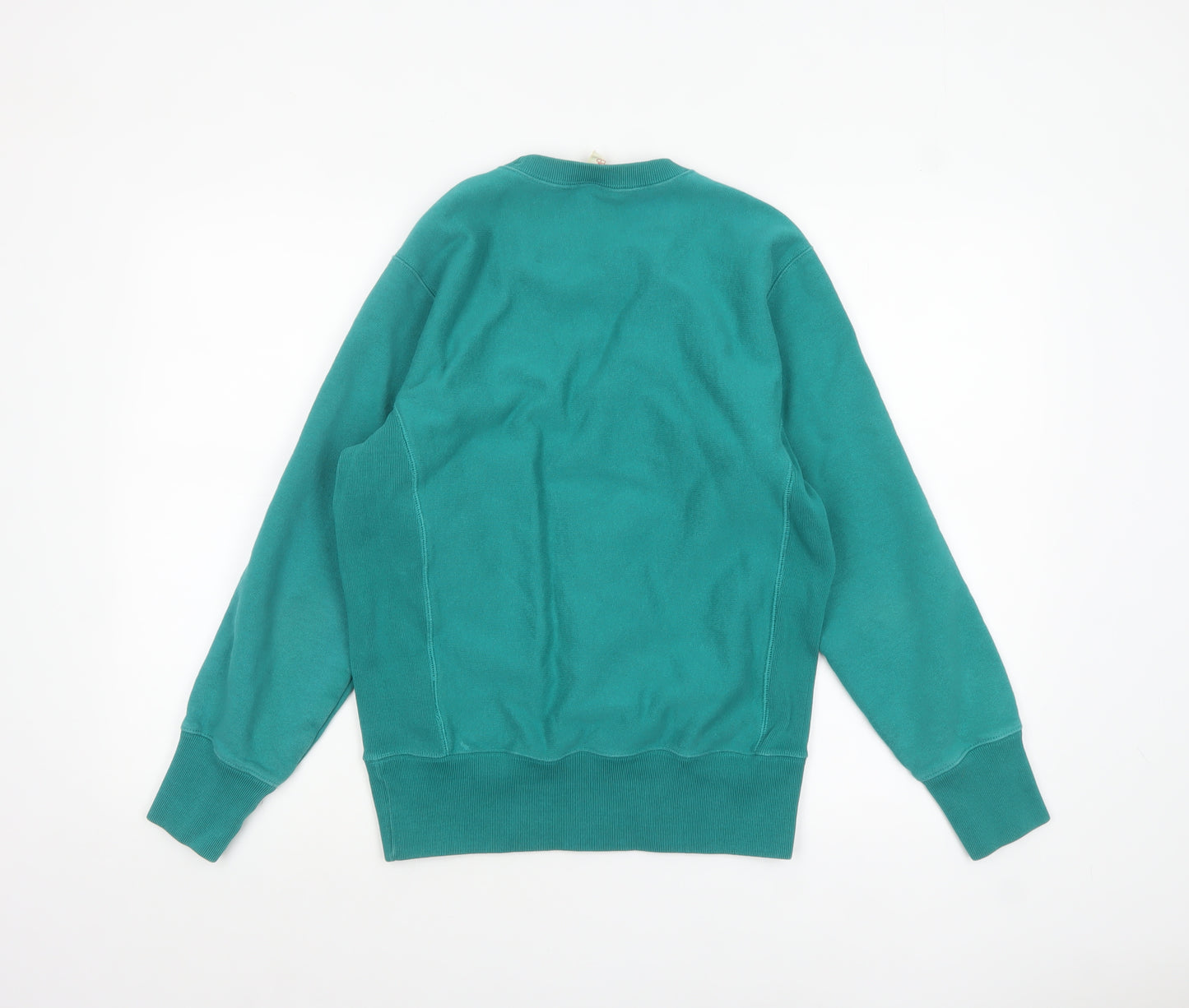 Champion Womens Green Medium Reverse Weave Cotton Sweatshirt