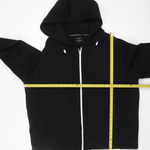 John Lewis Paternity Black Womens Large Full Zip Hoodie