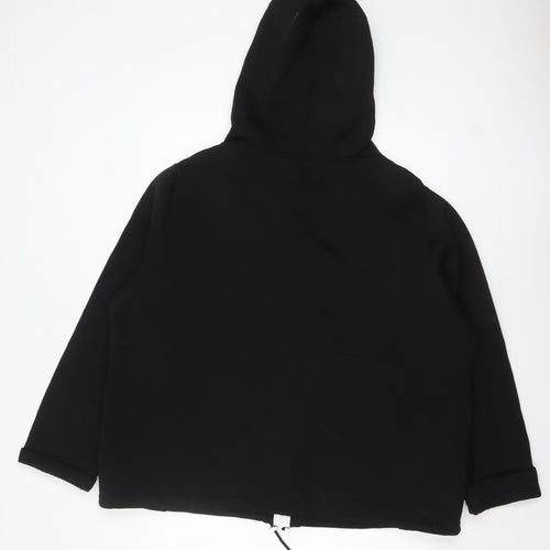 John Lewis Paternity Black Womens Large Full Zip Hoodie