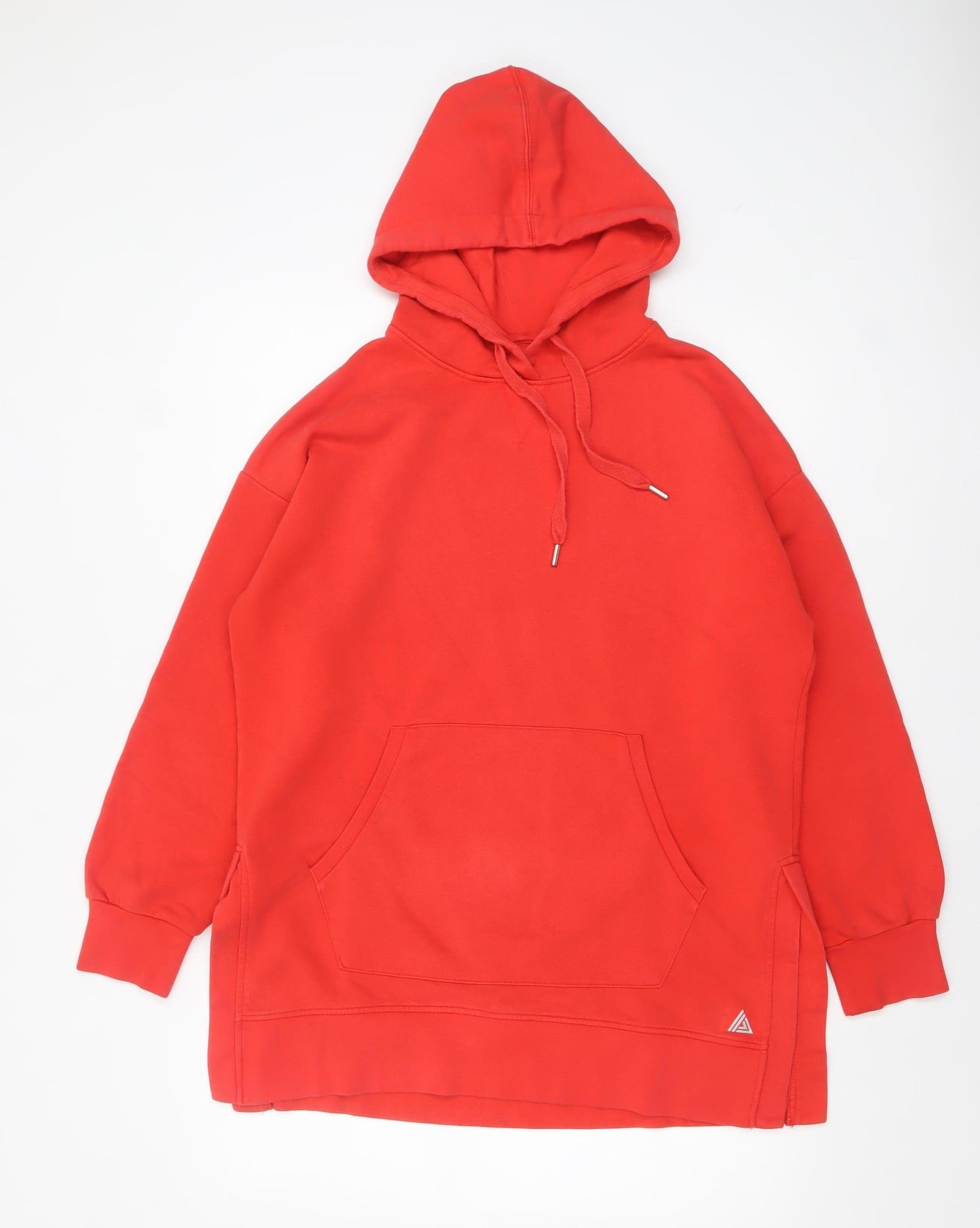 Next Women’s Red Pullover Hoodie Medium Relaxed Fit Cotton Blend