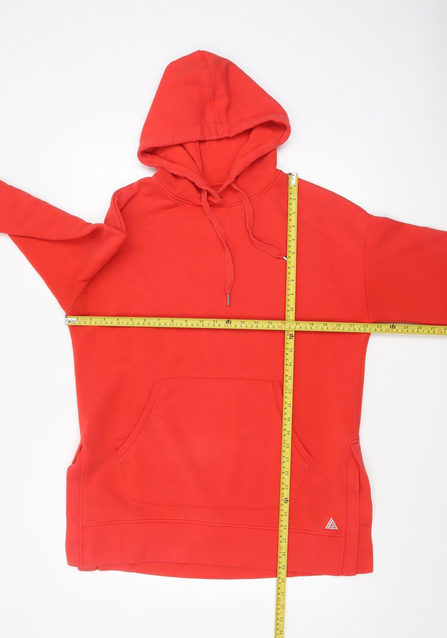 Next Women’s Red Pullover Hoodie Medium Relaxed Fit Cotton Blend