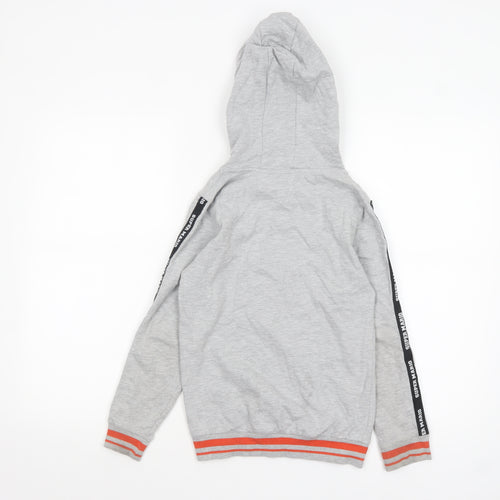 Super Mario Boys Grey Hoodie 8 Years Pullover Cotton Blend Graphic Print