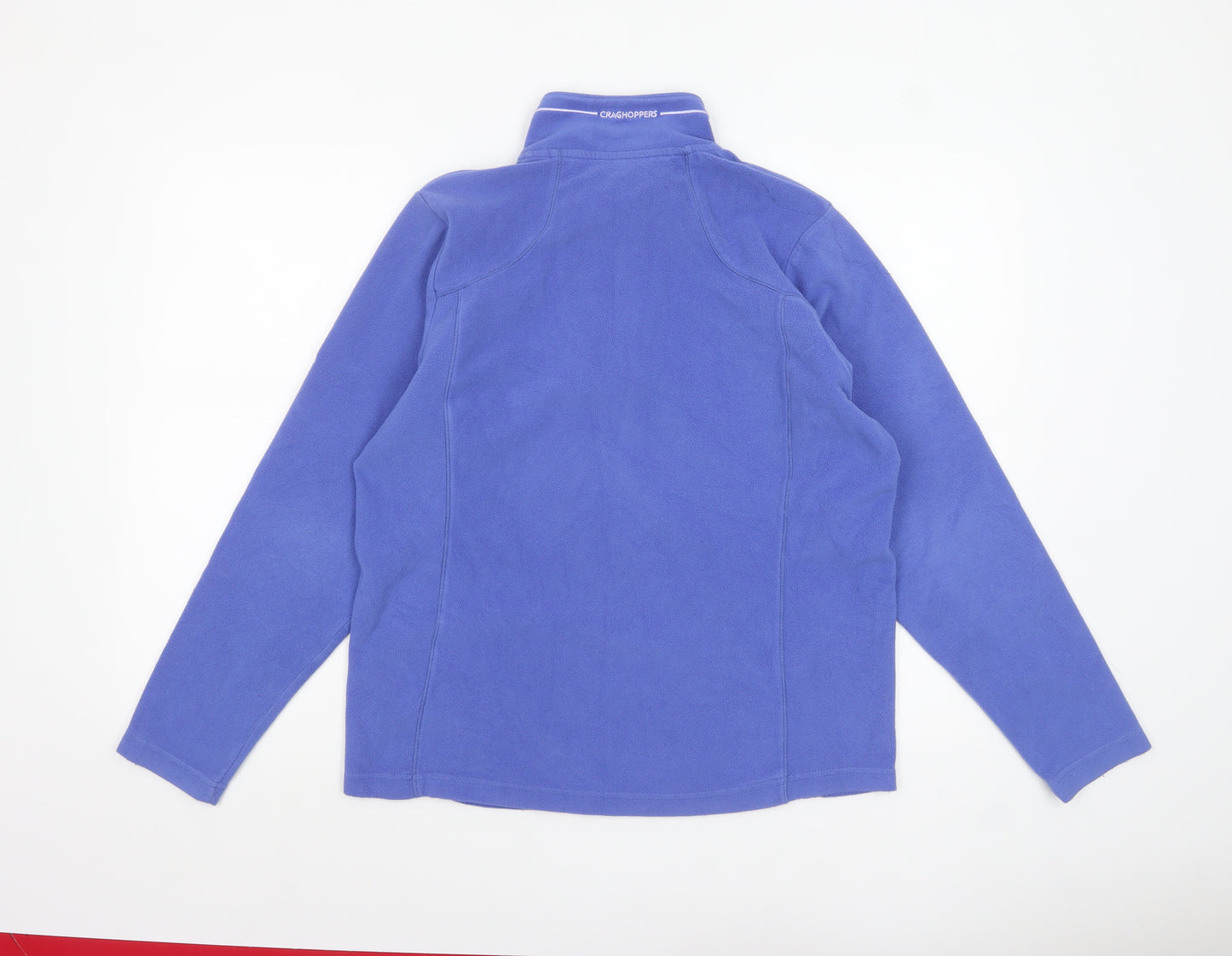 Craghoppers Women Blue Fleece 1/2 Zip Pullover Sweatshirt UK 10