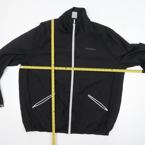 Cabrini Men's Black 2XL Windbreaker Jacket Lightweight Full Zip