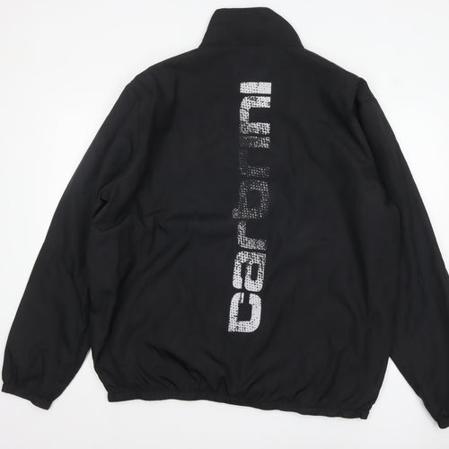Cabrini Men's Black 2XL Windbreaker Jacket Lightweight Full Zip