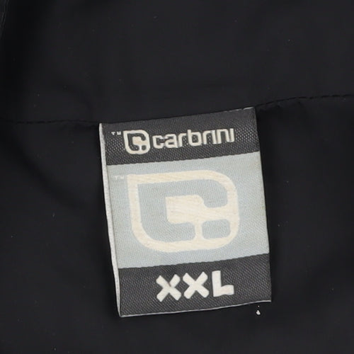 Cabrini Men's Black 2XL Windbreaker Jacket Lightweight Full Zip