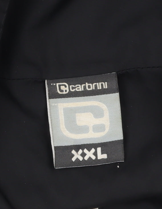 Cabrini Men's Black 2XL Windbreaker Jacket Lightweight Full Zip