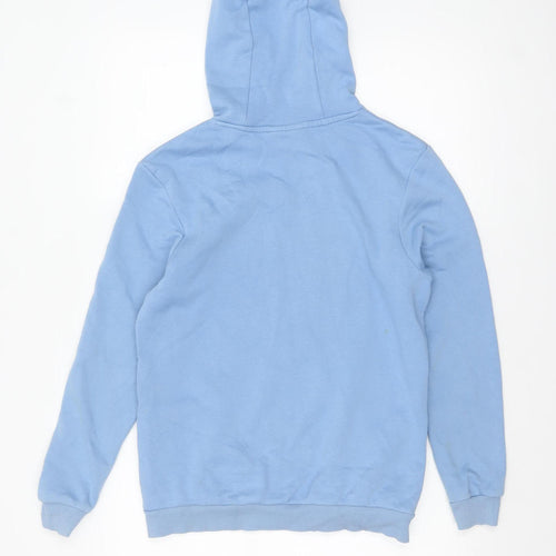 Pokémon Boys Blue Pullover Hoodie 13-14 Years Graphic Print Cotton Blend