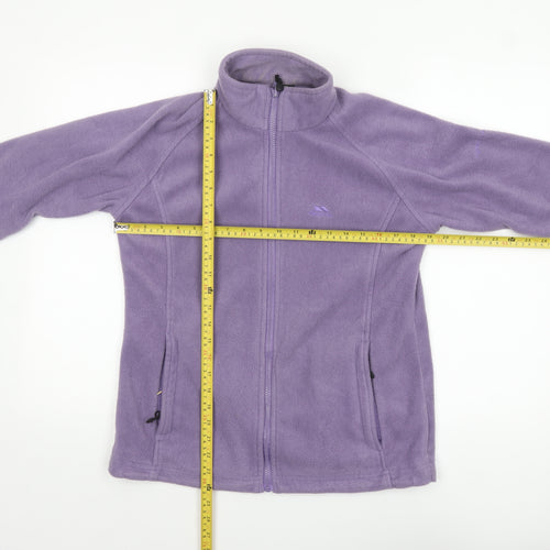 Trespass Women's Purple Full Zip Fleece Jacket Size M
