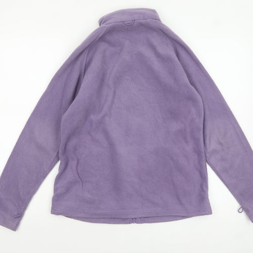 Trespass Women's Purple Full Zip Fleece Jacket Size M