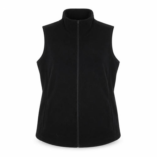 Old Navy Women's Black Fleece Zip Waistcoat XL Tall