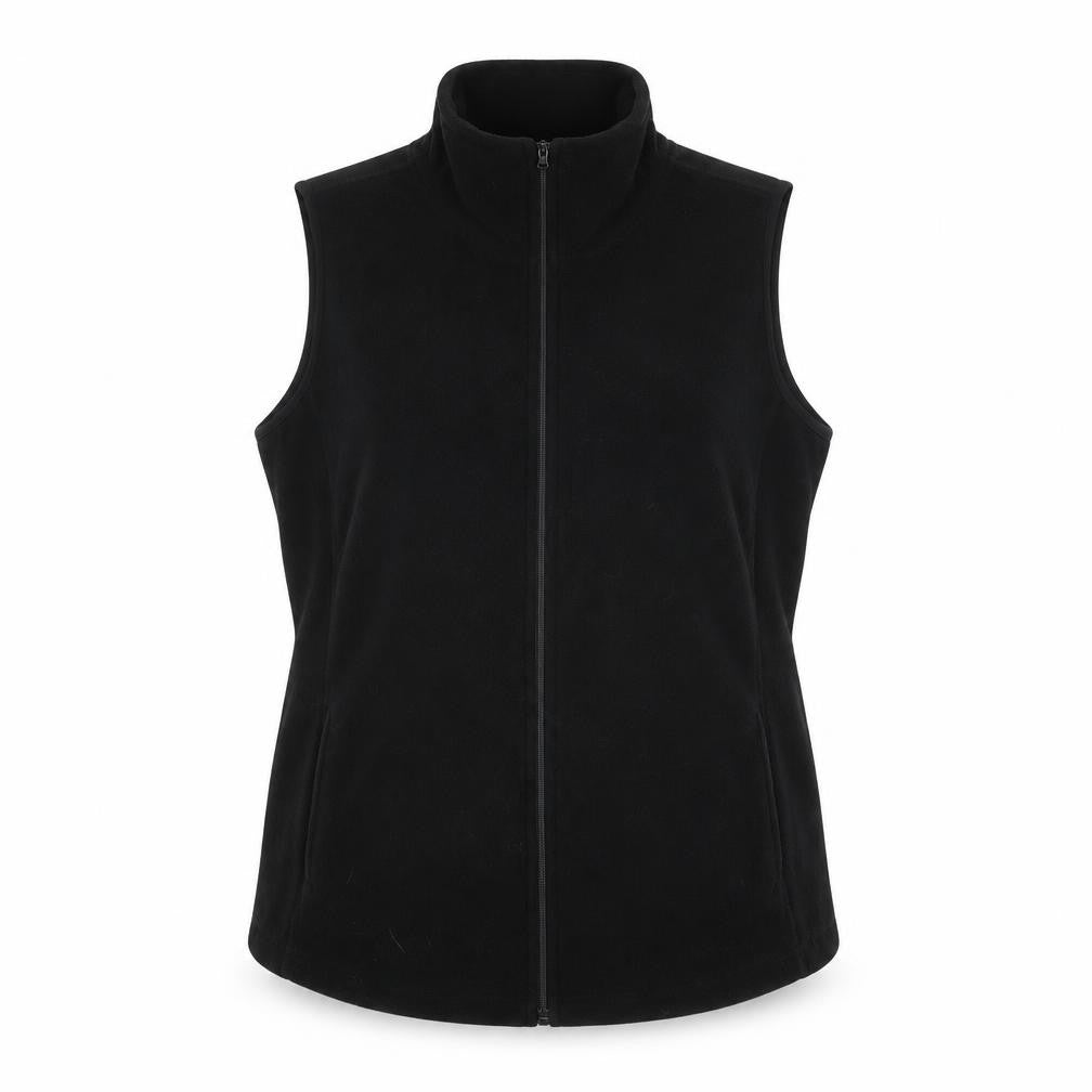 Old Navy Women's Black Fleece Zip Waistcoat XL Tall