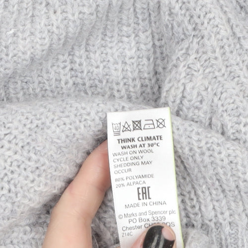 Marks and Spencer Women’s Grey Alpaca Knit Jumper Size S