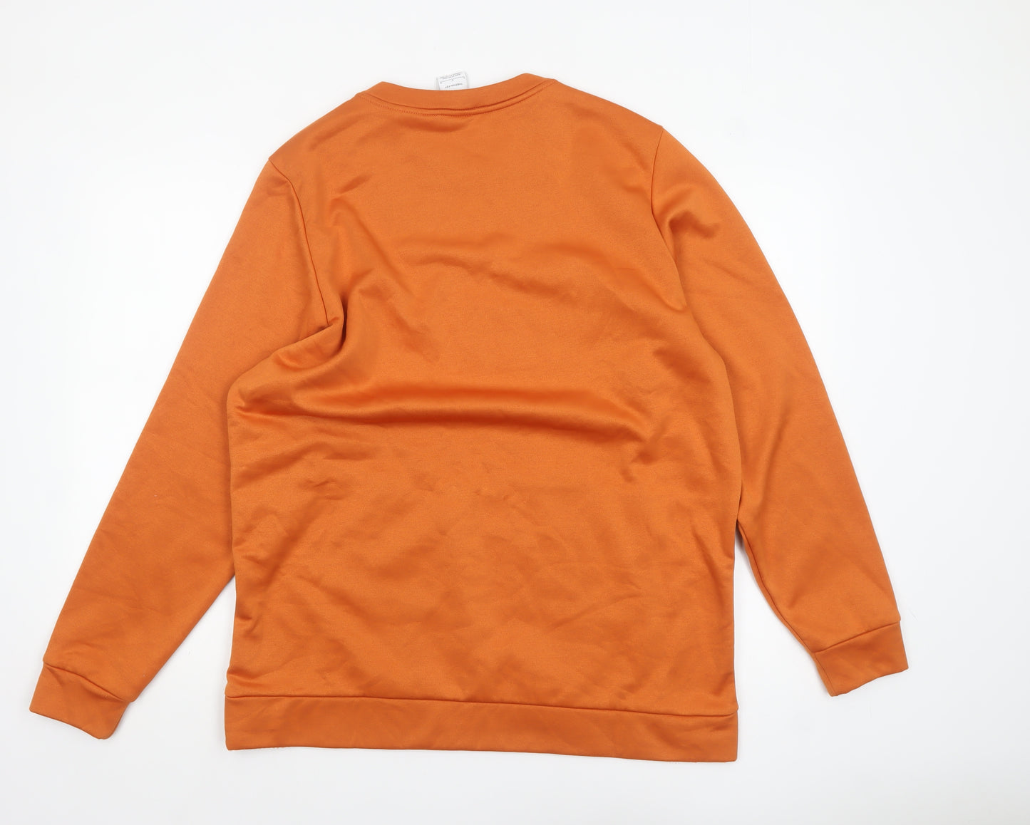 Nike Men's Orange Therma-Fit Pullover Sweatshirt Size L