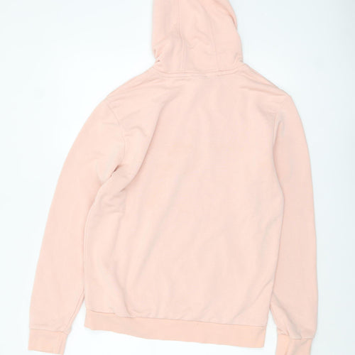 Adidas Girls Pink Pullover Hoodie XL 15-16 Years Cotton Blend Logo