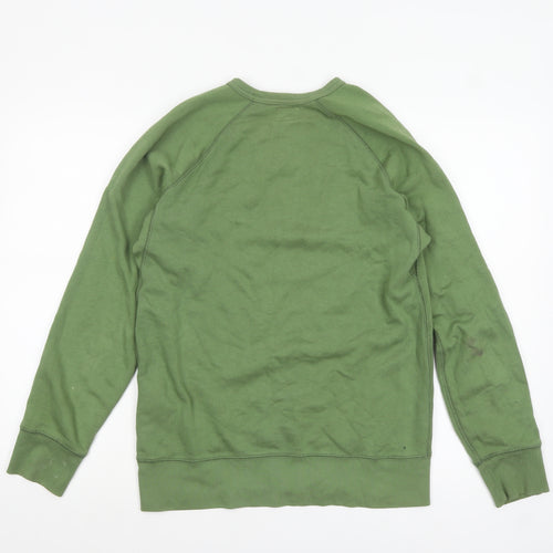 Levi's Men's Green Crew Neck Cotton Sweatshirt Size S