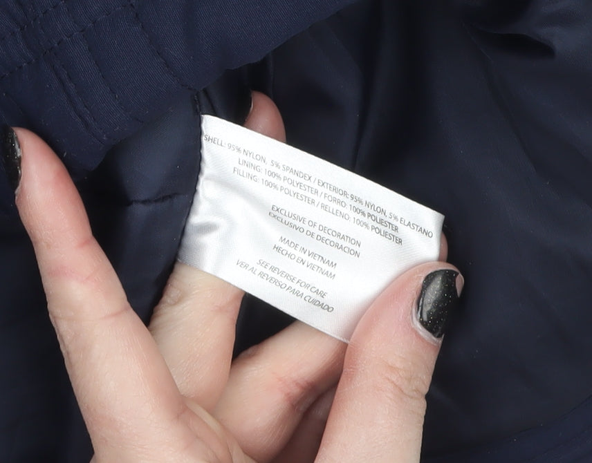 Orvis Men's Blue Quilted Bodywarmer Vest Medium