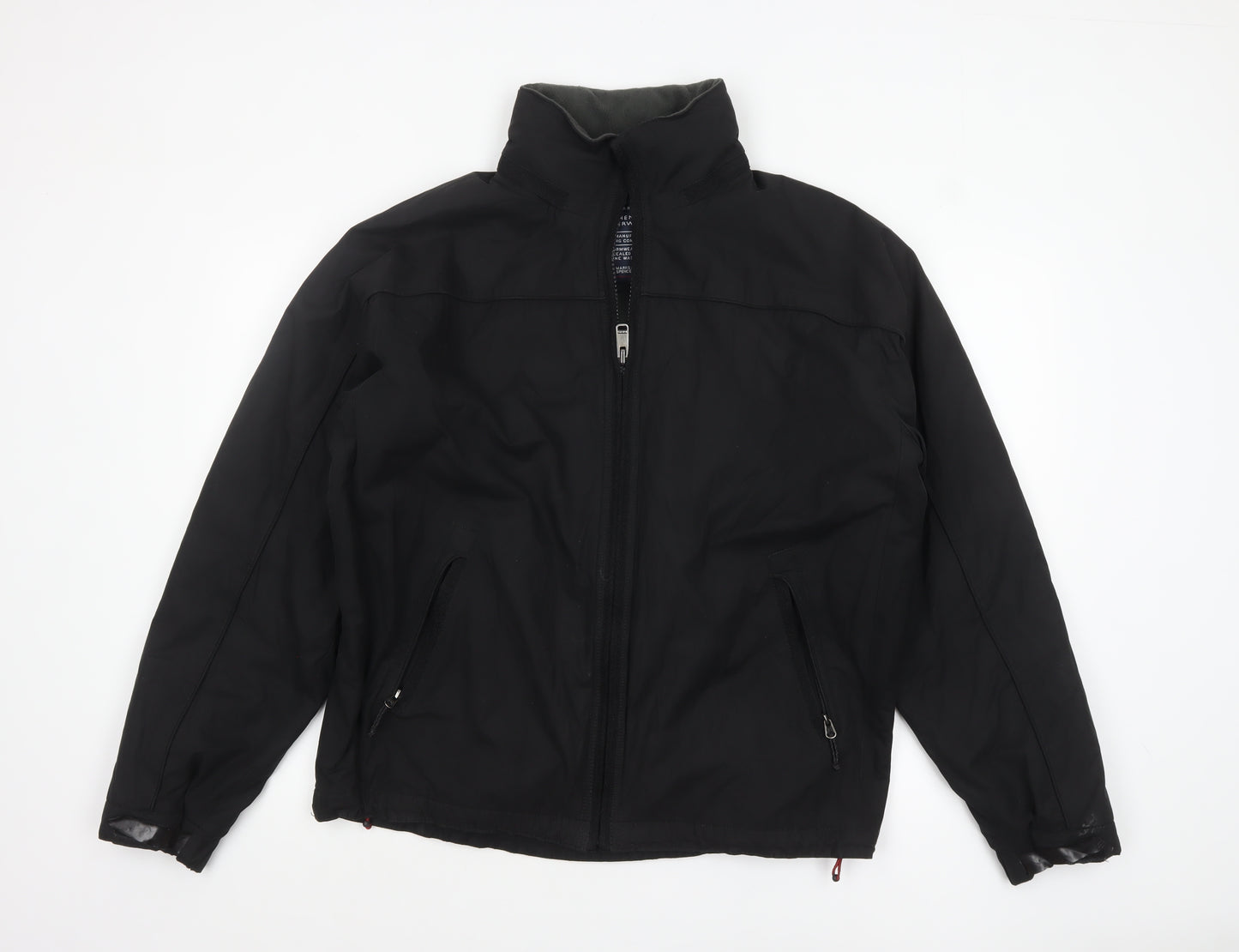 Marks and Spencer Mens Black L Regular Fit Water Resistant Jacket