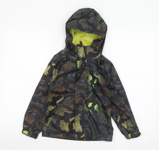 Mountain Warehouse Boys Multicoloured Waterproof Hooded Rain Coat Jacket 5-6 Years