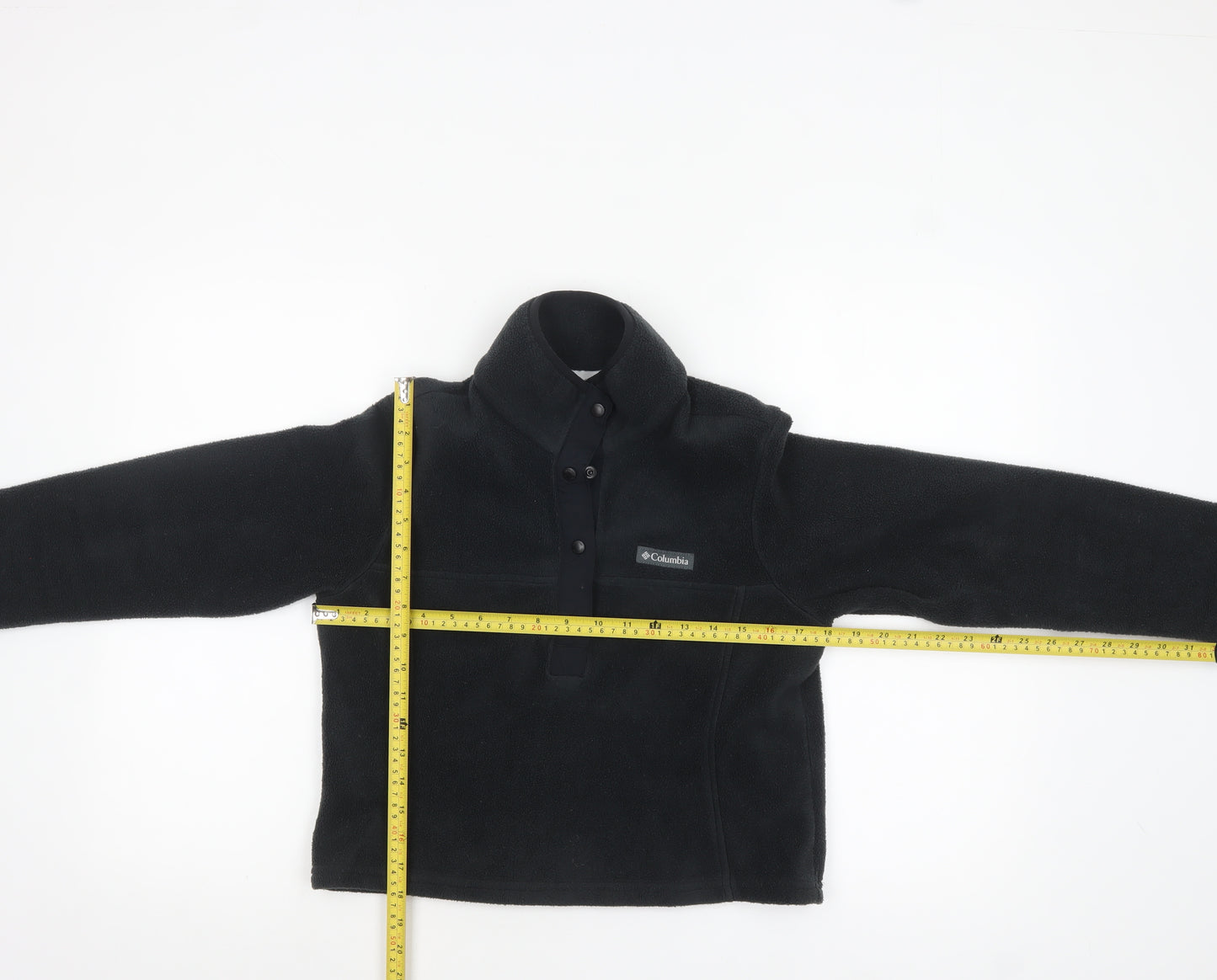 Columbia Womens Black Fleece Pullover Sweatshirt XS