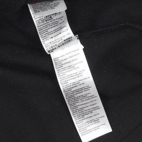 Decathlon Boys Black Fleece 1/4 Zip Pullover Sweatshirt 14 Years