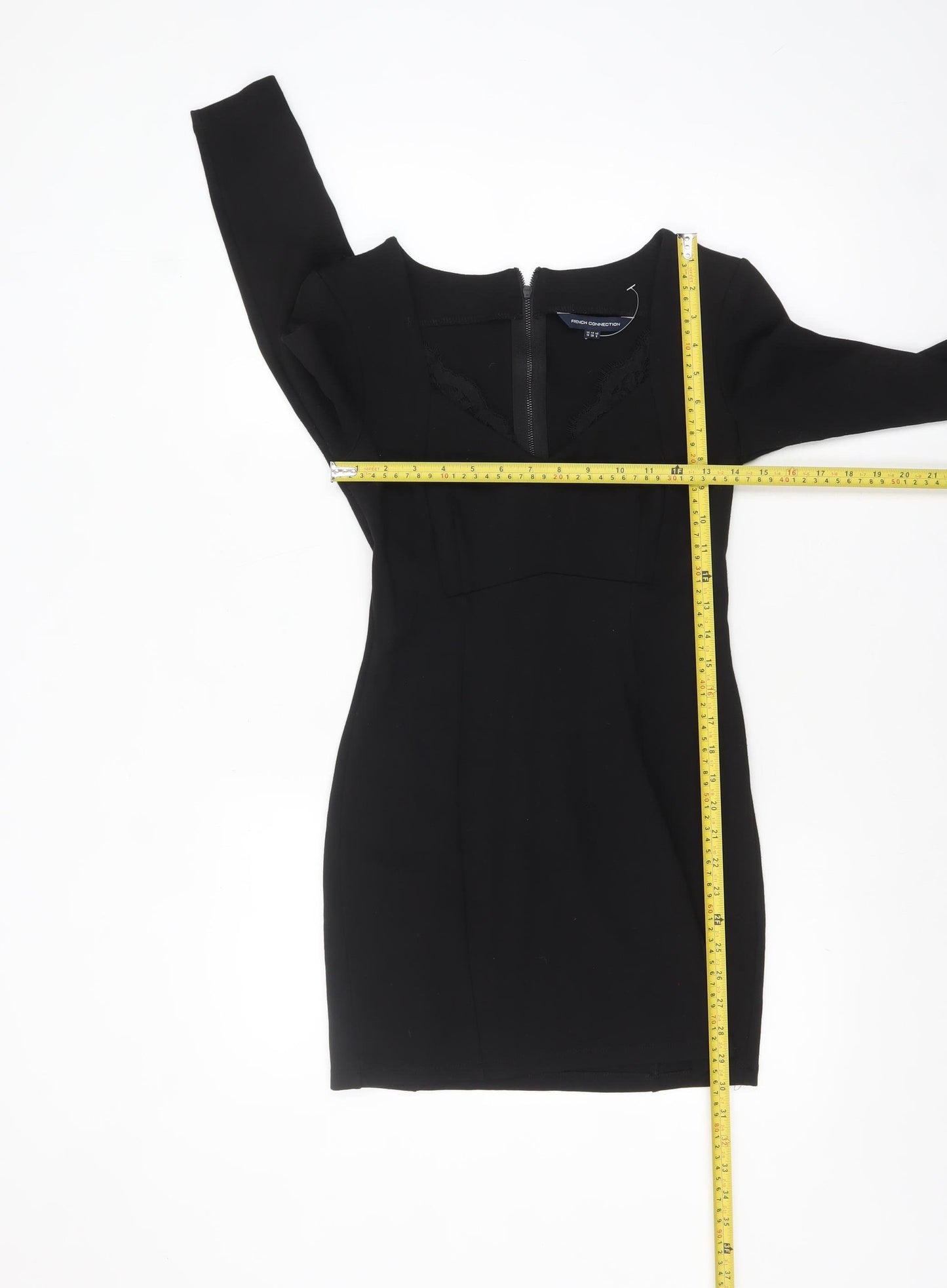 French Connection Women's Black Size 10 Bodycon Party Dress