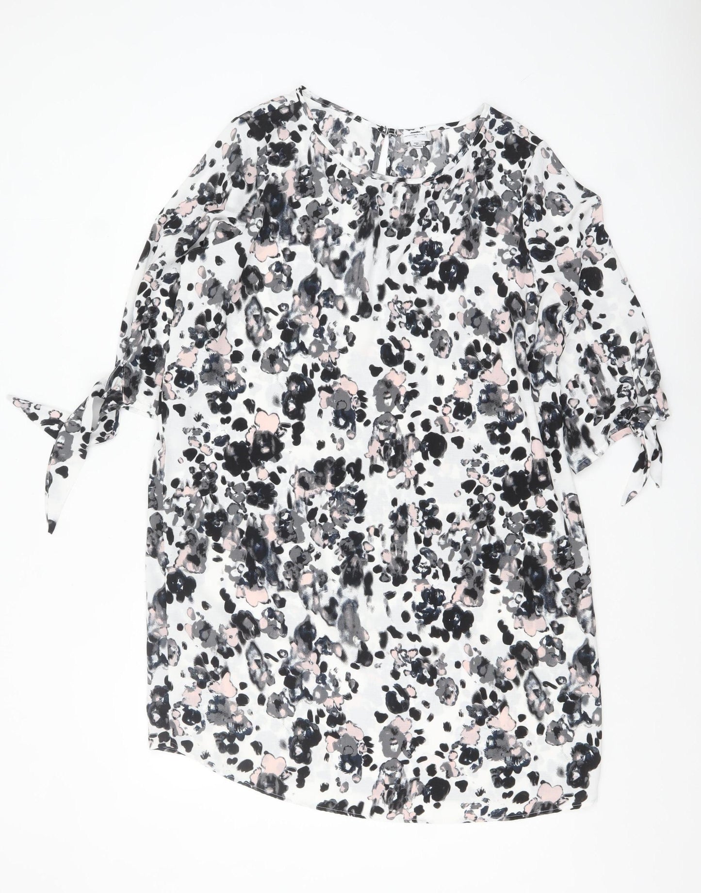 Jacqueline de Yong Women's Multicoloured Floral Shift Dress Size 12