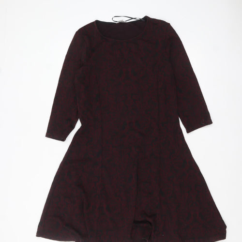 Monsoon Women's Brown Fit & Flare Knee Length Dress Size 12
