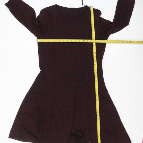 Monsoon Women's Brown Fit & Flare Knee Length Dress Size 12