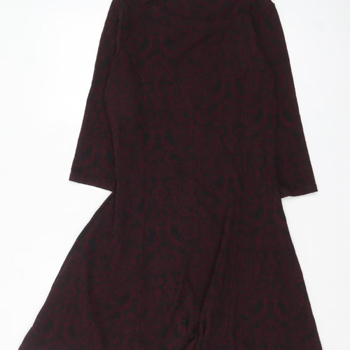 Monsoon Women's Brown Fit & Flare Knee Length Dress Size 12