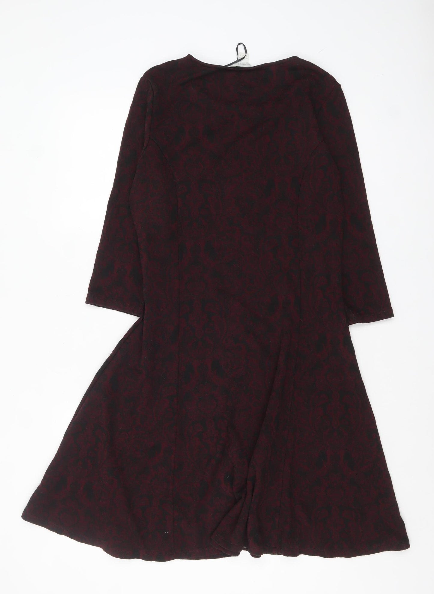 Monsoon Women's Brown Fit & Flare Knee Length Dress Size 12