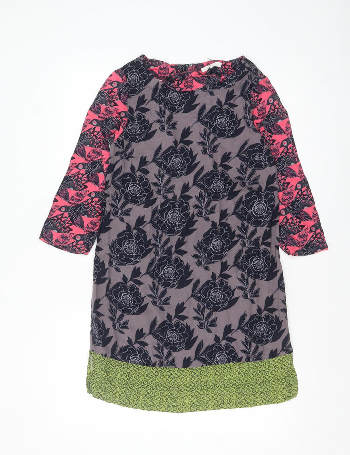 White Stuff Women’s Multicoloured Floral Shift Dress Size 6