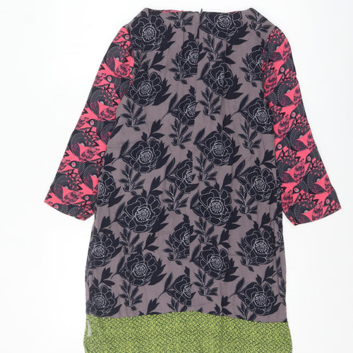 White Stuff Women’s Multicoloured Floral Shift Dress Size 6