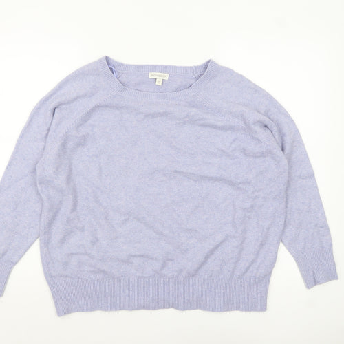 Monsoon Women’s Purple Knit Crew Neck Pullover Jumper M