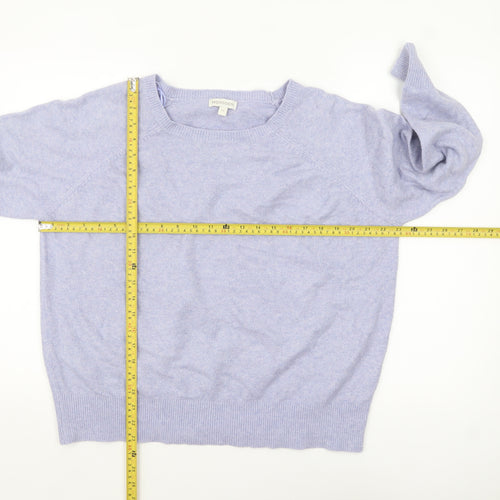 Monsoon Women’s Purple Knit Crew Neck Pullover Jumper M
