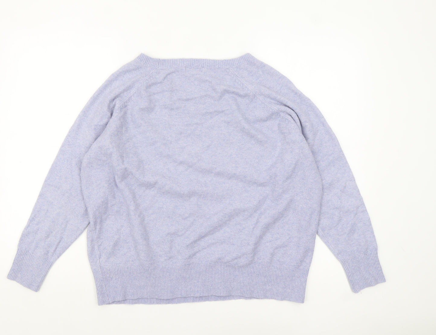Monsoon Women’s Purple Knit Crew Neck Pullover Jumper M