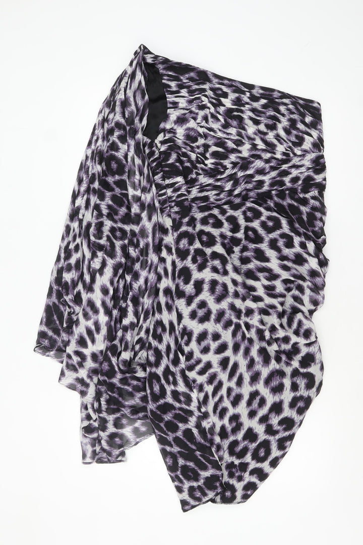 Monsoon Women’s Multicoloured Animal Print Asymmetric Dress Size 12