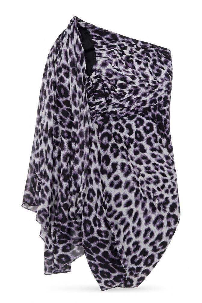 Monsoon Women’s Multicoloured Animal Print Asymmetric Dress Size 12