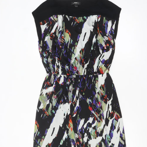 Mexx Women Multicoloured Size 12 Shift Dress Sleeveless Short