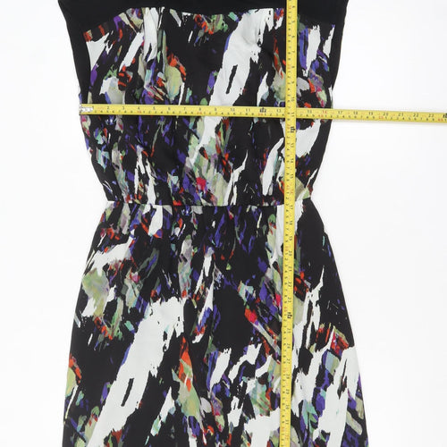 Mexx Women Multicoloured Size 12 Shift Dress Sleeveless Short